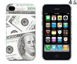 Hundred Dollar Bill Case for Apple iPhone 4, 4S (AT&T, Verizon, Sprint) Cell Phones & Accessories