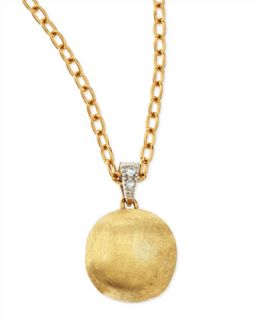 Delicati Diamond Bale Pendant Necklace   Marco Bicego   Gold