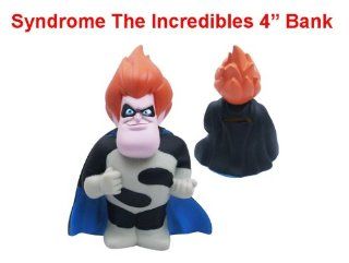 Disney The Incredibles Syndrome Character 4" Plastic Bank 