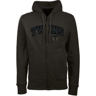 Antigua Minnesota Twins Mens Signature Full Zip Hooded Sweatshirt   Size
