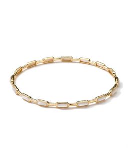 18k Gold Rock Candy Gelato 16 Stone Bangle, Mother of Pearl   Ippolita   Gold