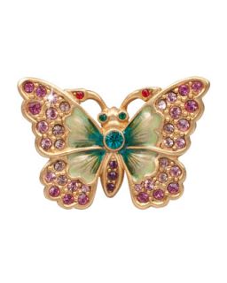 Angelly Petite Butterfly Pin   Jay Strongwater   Multi colors