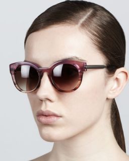 Magnety Round Sunglasses, Pink   Thierry Lasry   Two toned pink