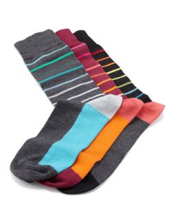 Mens Striped Socks, 3 Pack   Arthur George by Robert Kardashian   Multi