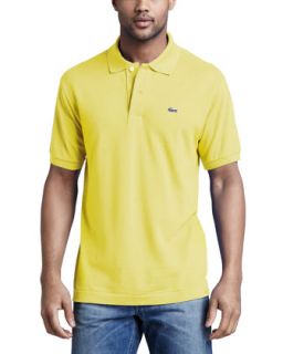 Mens Classic Pique Polo, Yellow   Lacoste   Yellow (XX LARGE/8)