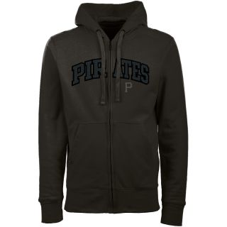 Antigua Pittsburgh Pirates Mens Signature Full Zip Hooded Sweatshirt   Size
