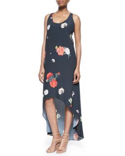 Womens Veronica Floral Print High Low Dress   Alice + Olivia   Castaway floral