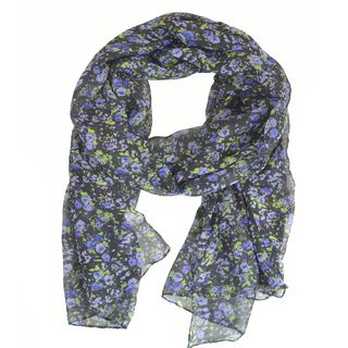 Womens Classic Floral Print Scarf