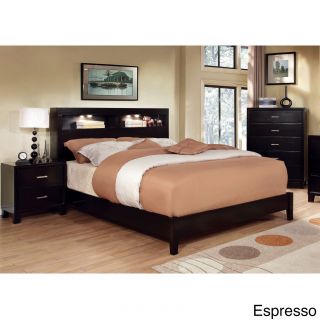 Furniture Of America Clement 2 piece Platform Bed With Nightstand Set