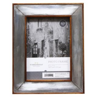 Threshold Picture Frame   Aged Metal 5x7