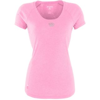 Antigua Arizona Diamondbacks Womens Pep Shirt   Size Large, Mid Pink Heather