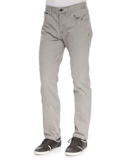 Mens Brushed Twill Jeans, Cement   Rag & Bone   Grey (31)