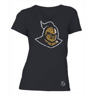 SOFFE Womens Central Florida Golden Knights No Sweat V Neck Short Sleeve T 