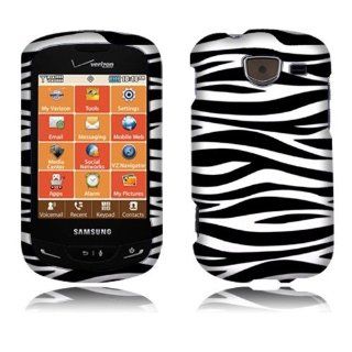 Samsung Brightside U380 Black/White Zebra Cover Cell Phones & Accessories