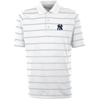 Antigua New York Yankees Mens Deluxe Short Sleeve Polo   Size Large,