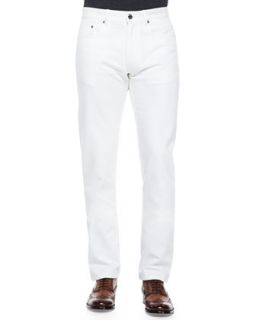 Mens Scanno B Logo Pants, White   Brioni   White (36)