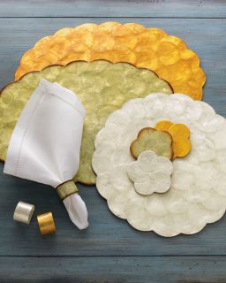 Four 19 x 13 Oval Placemats