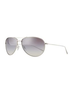 Mens Tavener 61 Mirrored Sunglasses, Silver   Oliver Peoples   Silver