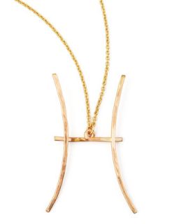 Pisces Necklace   GaugeNYC   Gold
