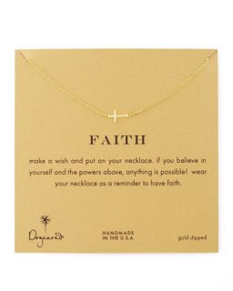 Faith Cross Necklace   Dogeared   Gold
