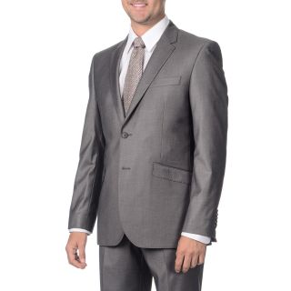 English Laundry Mens Grey Peak Lapel 2 piece Suit
