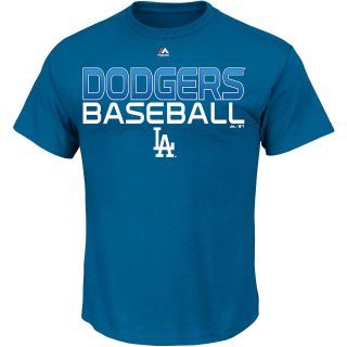 MAJESTIC ATHLETIC Mens Los Angeles Dodgers Game Winning Run T Shirt   Size Xl,