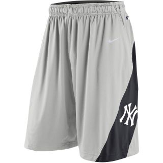 NIKE Mens New York Yankees AC Dri FIT Training Shorts   Size Xl, Grey