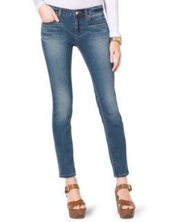 Womens Faded Denim Skinny Jeans   MICHAEL Michael Kors   Authentic (12)