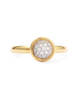 18k Yellow Gold Stacking Baubles Ring, White Diamond   Syna   Yellow (6.5)