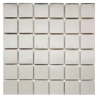 2 x 2 Stainless Steel Mosaic Tile   Construction Tiles  