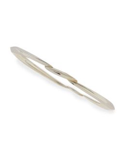 Silver Marquise Station Bangle   Alexis Bittar Fine   Silver