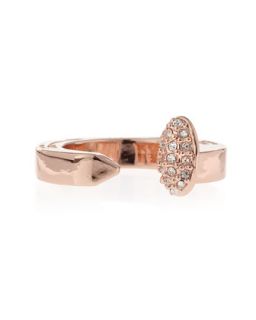 Pave Railroad Spike Ring, Rose Golden   Giles & Brother   Rose gold (6)