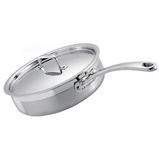 Le Creuset Le Creuset 3 ply stainless steel 24cm covered saute pan and lid