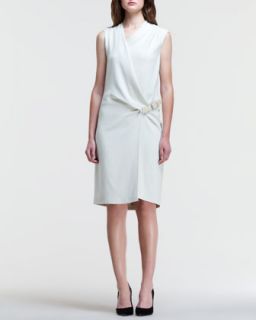 Womens Asymmetric Side Belt Drape Dress   Helmut Lang   Argon (10)