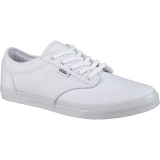 VANS Womens Atwood Low Skate Shoes   Size 10, White/white