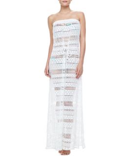 Womens Pahala Crochet Maxi Dress   Milly   White white (MEDIUM/8 10)