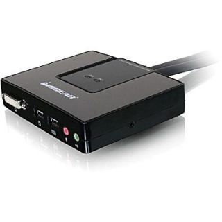 Iogear GCS982U Dual Link DVI Cable KVM Switch With Audio, 2 Ports