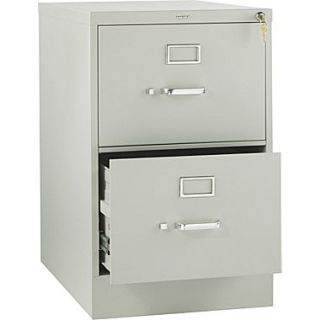 HON 310 Series 2 Drawer Vertical File Cabinet, Legal Size, Light Gray