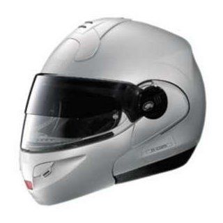 NOLAN N102 FLAT SILVER LG N COM MOTORCYCLE Full Face Helmet Automotive