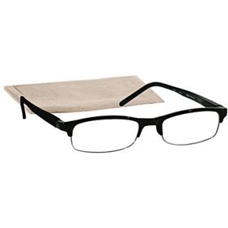 Peeperspecs Provocateur +2.00 Optic Reading Glasses, Black