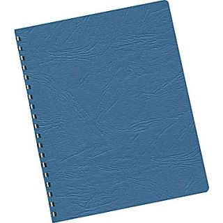 Fellowes  Expressions Grain Texture Presentation Cover, 8 3/4(W) x 11 1/4(L), Navy