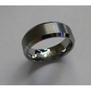 SHARKK Tungsten Ring Wedding Band For Men Size 7 at  Mens Clothing store Apparel Accessories
