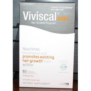 Viviscal Hair Dietary Supplements Man, 60 count  Hair Regrowth Treatments  Beauty