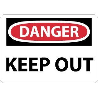 Danger, Keep Out, 14X20, .040 Aluminum Industrial Warning Signs