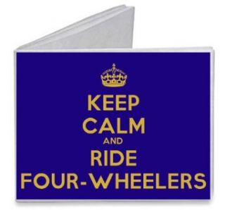 Keep Calm and Ride Four Wheelers ATV   Paper Tyvek Wallet Clothing