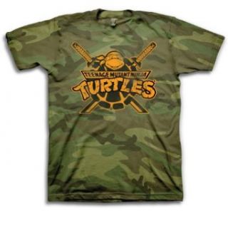 Teenage Mutant Ninja Turtles Camo Camouflage Adult T Shirt Clothing
