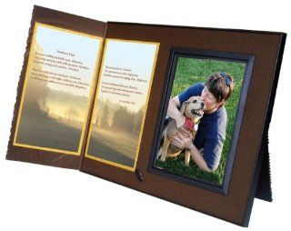 Promises Kept Poem Memorial Keepsake Picture Frame and Pet Loss Sympathy Gift, Rich Dark Brown with Foil Accent  Picture Frame Sets 
