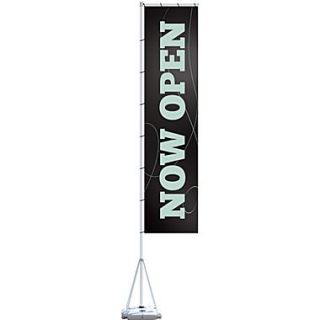 Metrix™ Black 23 Giant Flag, Now Open