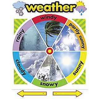 Trend Enterprises Weather Learning Chart, Grades pre kindergarten   2nd