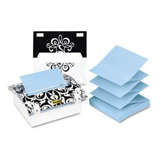 Post it Pop up Notes Products   Post it Pop up Notes   Pop up Note Dispenser with Designer Insert, 3 x 3 Pad, Clear Acrylic   Sold As 1 Each   Provides continuous dispensing of accordion style notes and is weighted for easy one handed dispensing.   Keeps y